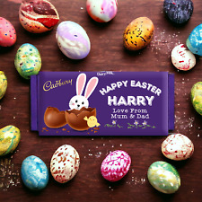 Easter personalised cadbury for sale  Shipping to Ireland