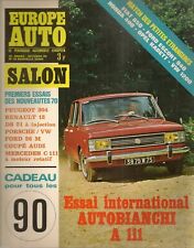 Auto 1969 autobianchi d'occasion  Rennes-
