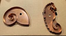 Used, Martha Stewart - Martha by Mail - Copper Cookie Cutters. Seahorse & Nautilus for sale  Liverpool