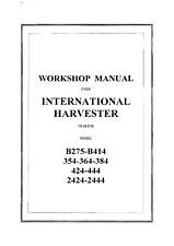 Used, International Harvester B414 Tractor Technical Service Repair Manual, B 414 for sale  New York