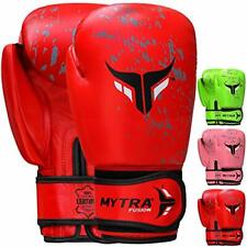 Luvas Mytra Fusion RAGE Series luva de boxe treinamento couro real bolsa sparring comprar usado  Enviando para Brazil