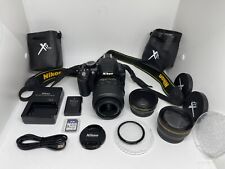 Câmera Nikon D3100 14.2MP DSLR com lente AF-S Nikkor DX 18-55mm 3.5-5.6G VR e muito mais comprar usado  Enviando para Brazil