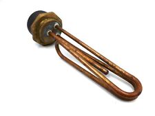 TESLA 11" COPPER IMMERSION HEATER ELEMENT & THERMOSTAT TIH 505 - POST & VAT INC for sale  Shipping to Ireland
