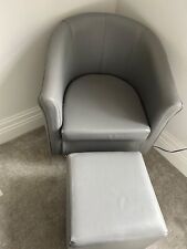 Grey tub chair for sale  WATFORD