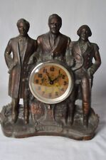 Used, UNITED Lincoln, Roosevelt, Washington Ships Wheel Electric Clock 1930's. for sale  Shipping to South Africa