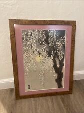 Used, JAPAN EIICHI KOTOZUKA DROOPING CHERRY BLOSSOMS FRAMED ORIGINAL for sale  Shipping to South Africa