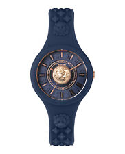 Relógio da moda feminino Versus Versace Fire Island azul 39 mm pulseira comprar usado  Enviando para Brazil