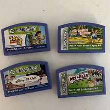 LeapFrog Leapster Explorer Game lot Of 4 Learning Game Cartridges, used for sale  Shipping to South Africa