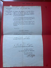 1821 nomination maire d'occasion  Nîmes