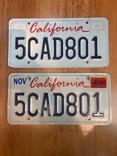 Pair california license for sale  Walnut