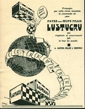 Publicité ancienne pâtes d'occasion  France