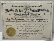 1944 certificate mystic for sale  Bradford