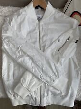 Bershka white bomber for sale  NORTH SHIELDS