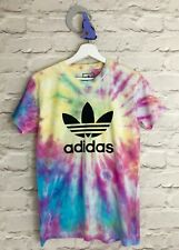 Camiseta Adidas Originals unissex tingida à mão PERSONALIZADA festivais comprar usado  Enviando para Brazil