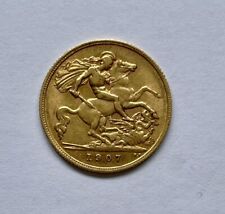 1907 gold half for sale  NORWICH