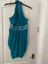 Lipsy green backless for sale  BOLTON
