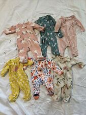 Used, ALL Preemie/NB Baby Girl  Pajama Sleeper Clothes Lot Bundle for sale  Shipping to South Africa