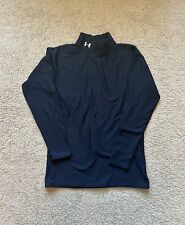 Used, Under Armour Men Cold Gear Mock Turtleneck Long Sleeve Black Thermal Medium READ for sale  Shipping to South Africa