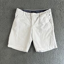 Shorts chino feminino Tommy Hilfiger 4 bermudas brancas casual barco de trabalho preppy, usado comprar usado  Enviando para Brazil