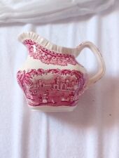 Masons Ironstone Vista Pink Proof Decoration Jug for sale  Shipping to South Africa