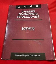 Manual de serviço de procedimentos de diagnóstico de chassi Chrysler Viper 2003 comprar usado  Enviando para Brazil