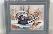 Signed painting birds for sale  Rockford