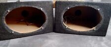 Pair 6x9" Speaker Box Enclosures with Wire Connections  for sale  Shipping to South Africa