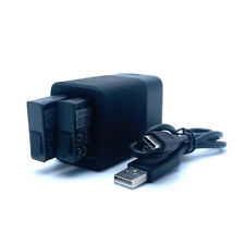 Usado, Original Para GoPro Carregador de Bateria Duplo + 2 Battery Hero 7 6 5 Câmera Preta comprar usado  Enviando para Brazil