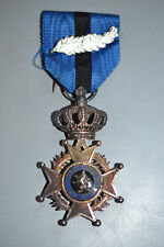 Occasion, J12R) Médaille militaire belge ordre de Léopold II Royaume de Belgique medal d'occasion  Saint-Jean-en-Royans