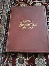 1873 Cumming’s Architectural Details por M.F. Cummings, 1ª edição comprar usado  Enviando para Brazil