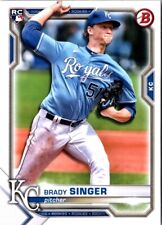 2021 Bowman Brady Singer #29 Kansas City Royals Baseball Card for sale  Shipping to South Africa