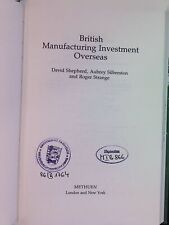 British manufacturing investme gebraucht kaufen  Bubenhm.,-Wallershm.
