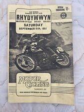Rhydymwyn motorcycle racing for sale  FLINT