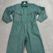 Dickies Coveralls Adult Large Regular Green Overalls Boiler Suit Workwear Men for sale  Shipping to South Africa