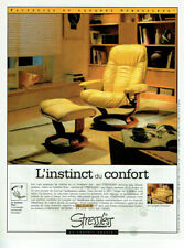 publicité Advertising 0421 1998  fauteuils & canapés Stressless Ekornes syst plu d'occasion  Raimbeaucourt