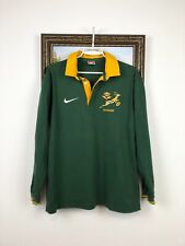 Camiseta deportiva de rugby vintage años 90 Nike Sudáfrica manga larga talla S segunda mano  Embacar hacia Argentina