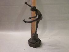 Cold cast bronze nude woman figurine dancer female statue antique for sale  Shipping to South Africa