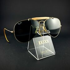 vintage Bausch & Lomb RAY BAN Aviator Sunglasses 58 14 outdoorsman gold frame comprar usado  Enviando para Brazil