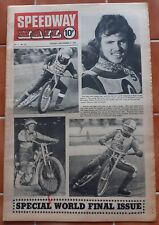 Speedway newspaper final for sale  CONGLETON