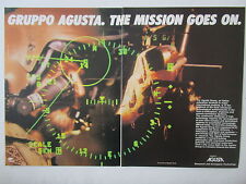 8/1986 PUB AGUSTA ATTACK HELICOPTER HELICOPTERE A129 PILOT CASQUE HELMET AD d'occasion  Yport