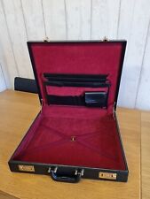 Vintage black briefcase for sale  MANCHESTER