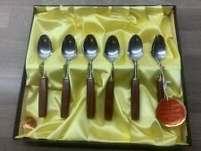 Set of 6 PAGWOOD Tea Spoons by MONOGRAM Sheffield. With Lovely Original Box. for sale  Shipping to South Africa