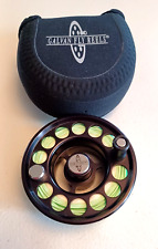 Galvan Fly Reel Spare Spool with Green Line and Padded Bag for sale  Shipping to South Africa
