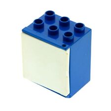 1x Lego Duplo Furniture Refrigerator B-Stock Worn Blue White 4915c01 4914c01 for sale  Shipping to South Africa