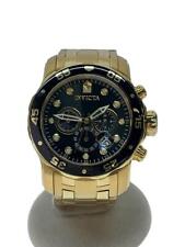 Invicta relógio de quartzo/analógico/aço/preto/dourado/0072 20 comprar usado  Enviando para Brazil