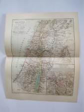 Palästina alte landkarte gebraucht kaufen  Bautzen