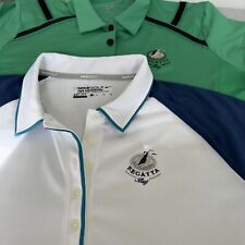 Lote de 2 Polo de Golfe Regatta Bay Branco/Verde Tamanho GG Nike/Esporte Manga Curta comprar usado  Enviando para Brazil