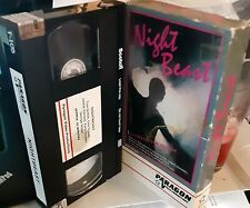 VHS DON DOHLER'S NIGHT BEAST 1982 HTF Raro VÍDEO PARAGON Tom Griffith, usado comprar usado  Enviando para Brazil