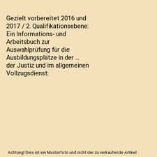 Gezielt vorbereitet 2016 gebraucht kaufen  Trebbin