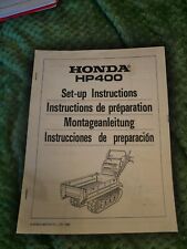 Set instructions honda for sale  HEREFORD